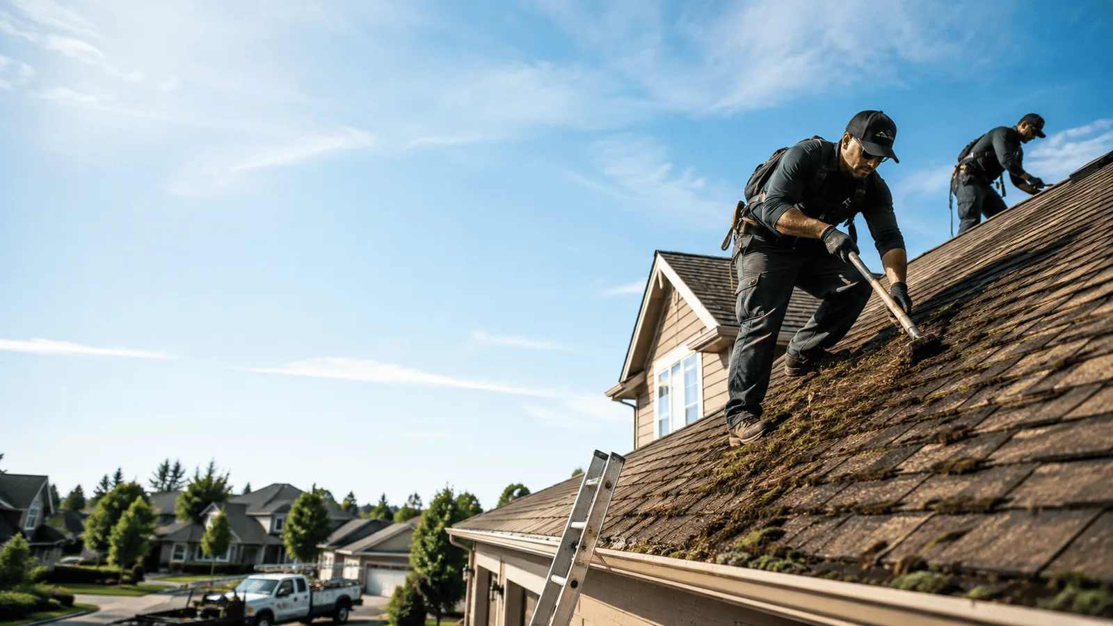 Roof Moss Removal in Wellston, OH near me